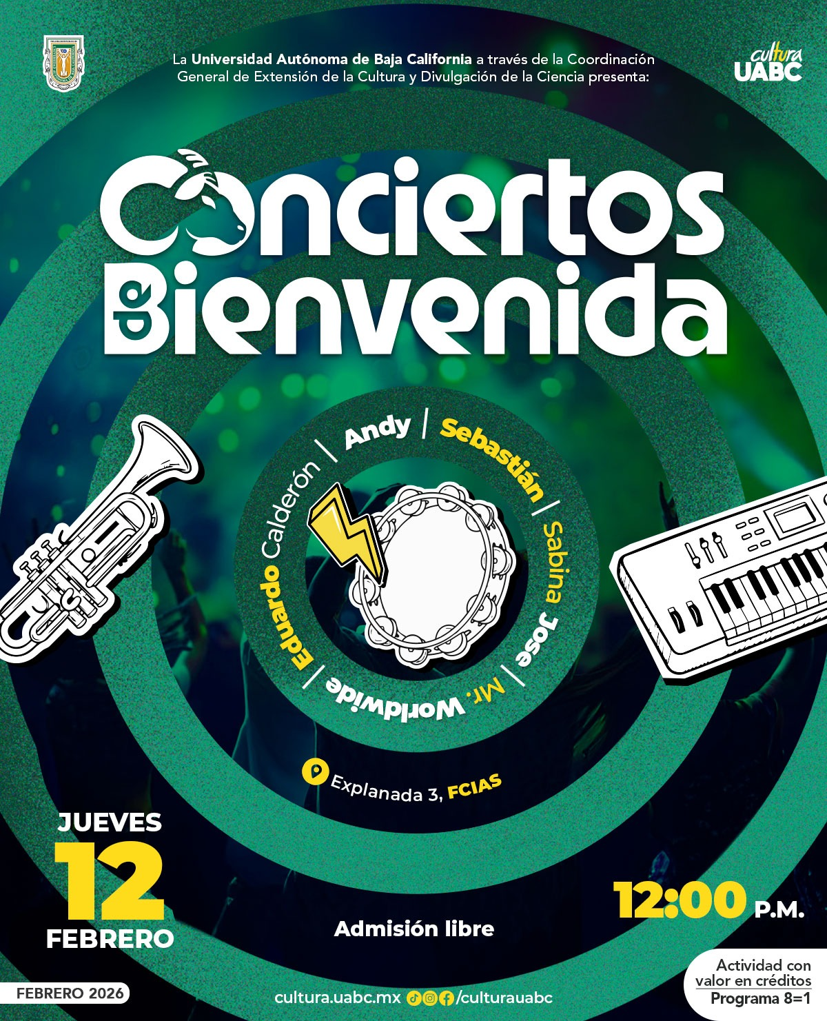 Conciertos de Bienvenida UABC